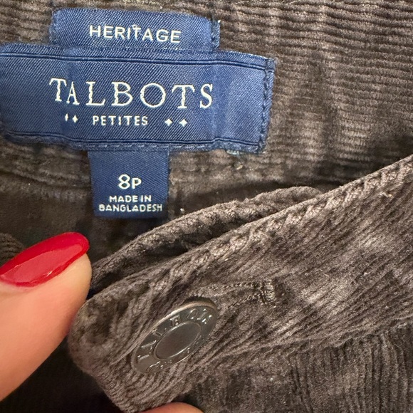 Talbots Heritage Corduroy Pants - Picture 3 of 4